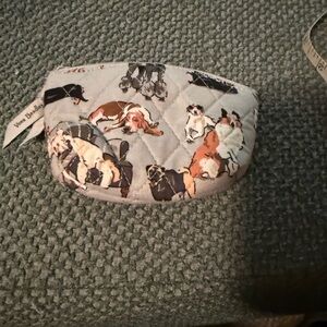 Vera Bradley Gray Quilted Pouch